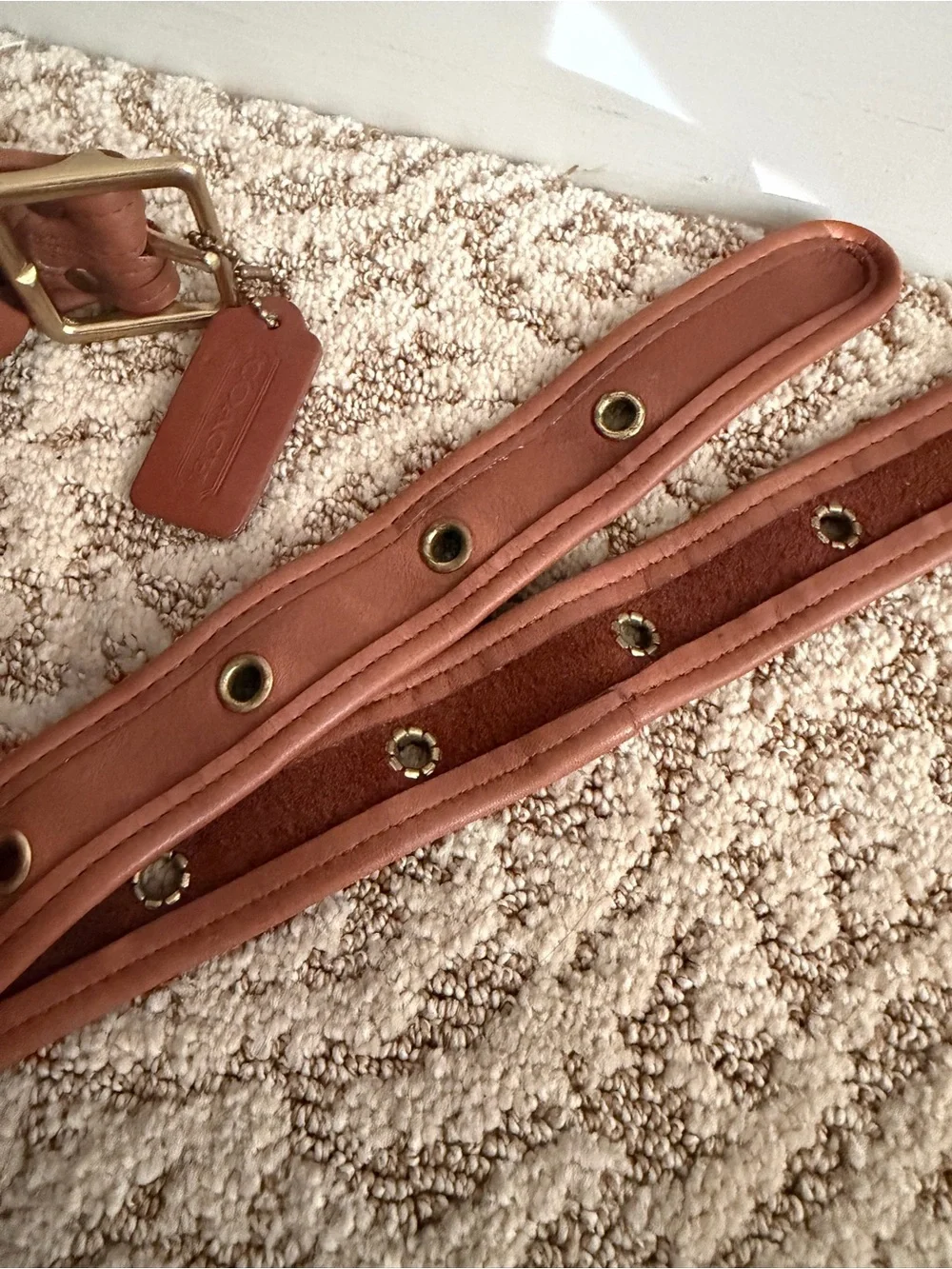 COACH 90’s Vintage Duffle in British Tan EXCELLENT